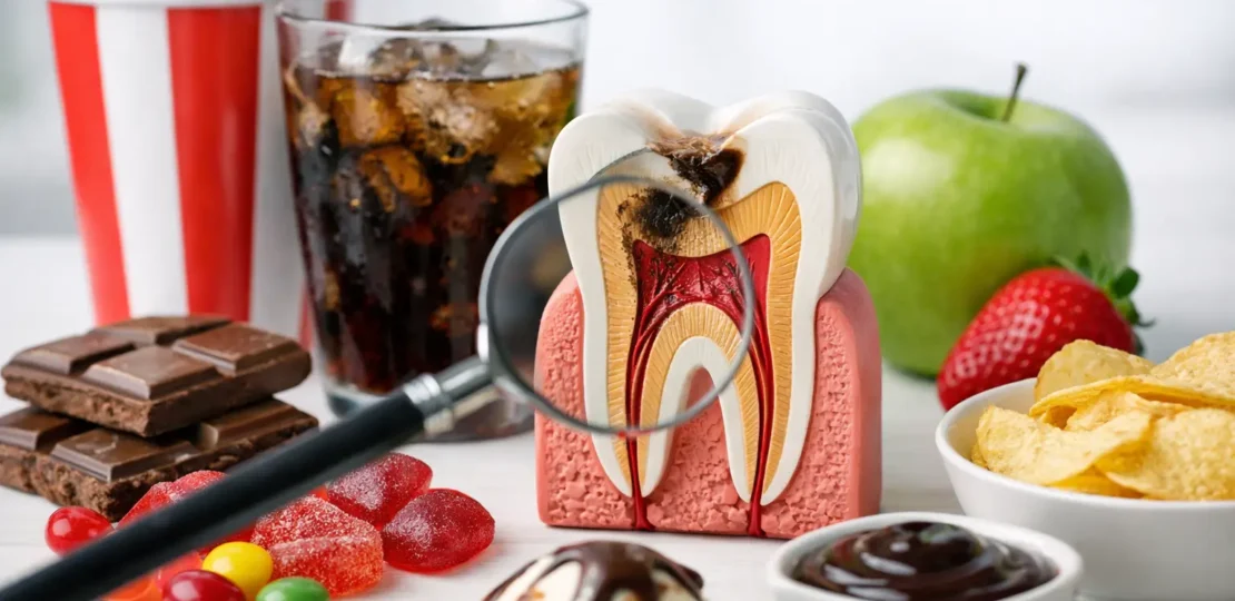 ¿Qué alimentos dañan el esmalte dental?