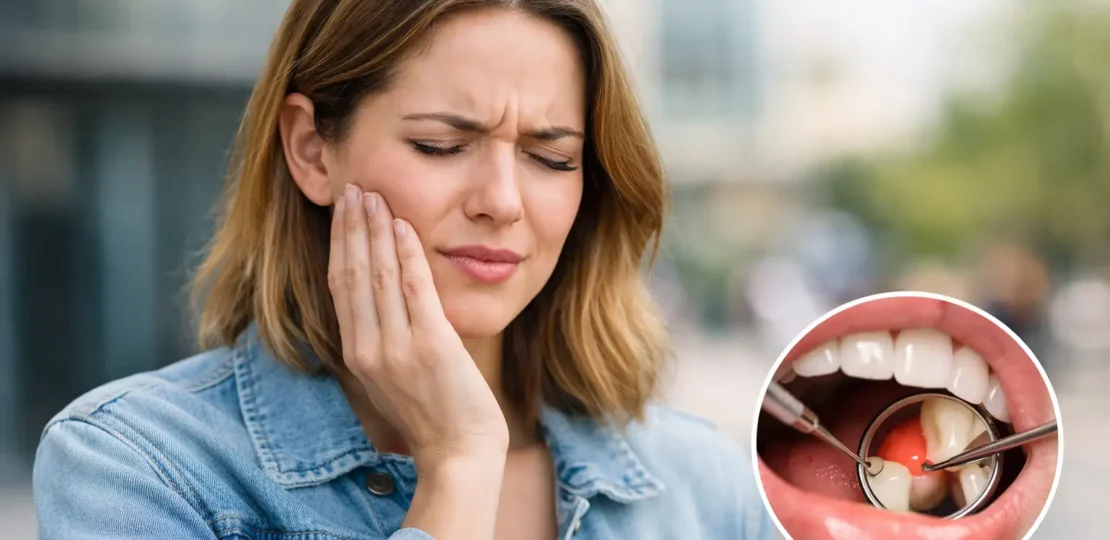 ¿Qué hacer si le duele un diente al salir?