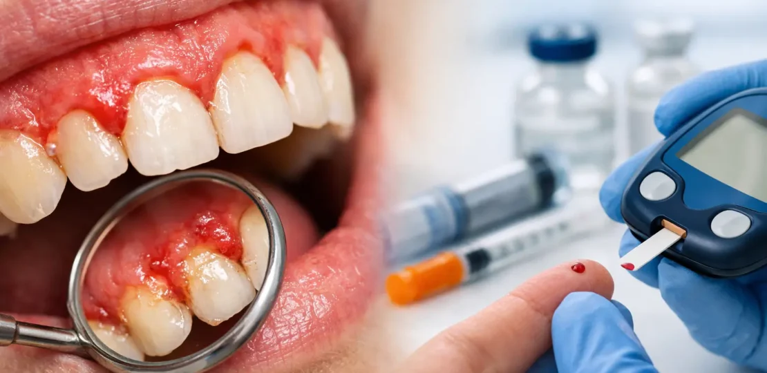 ¿Ejemplo de gingivitis en diabetes y tratamiento?