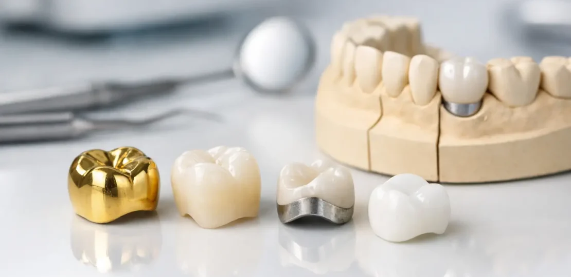 ¿Qué tipos de coronas dentales existen?