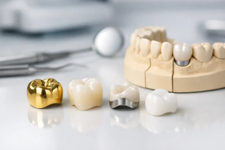 ¿Qué tipos de coronas dentales existen?