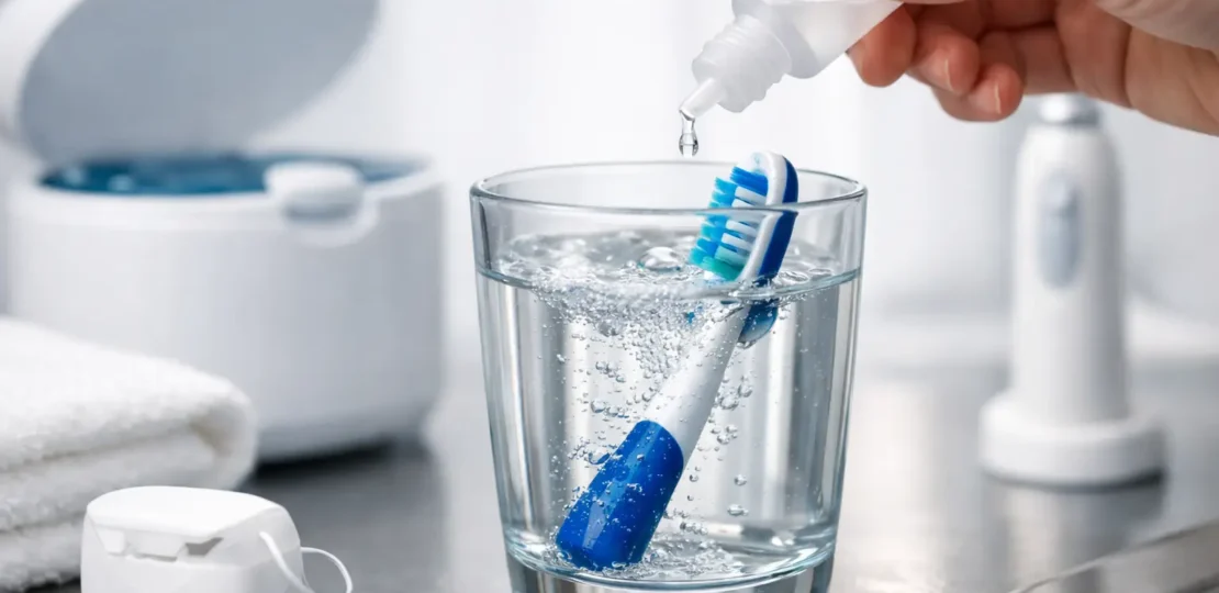 ¿Cómo desinfectar tu cepillo dental bien?