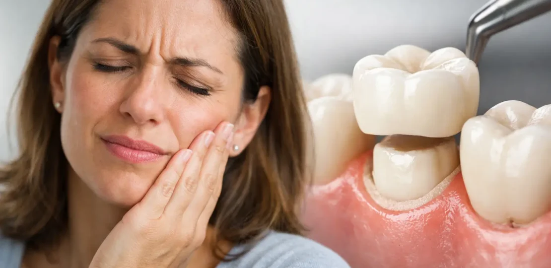 ¿Por qué duele una corona dental?