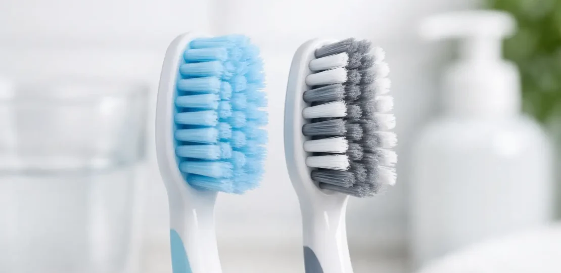 ¿Cerdas suaves o medias para tu cepillo dental?