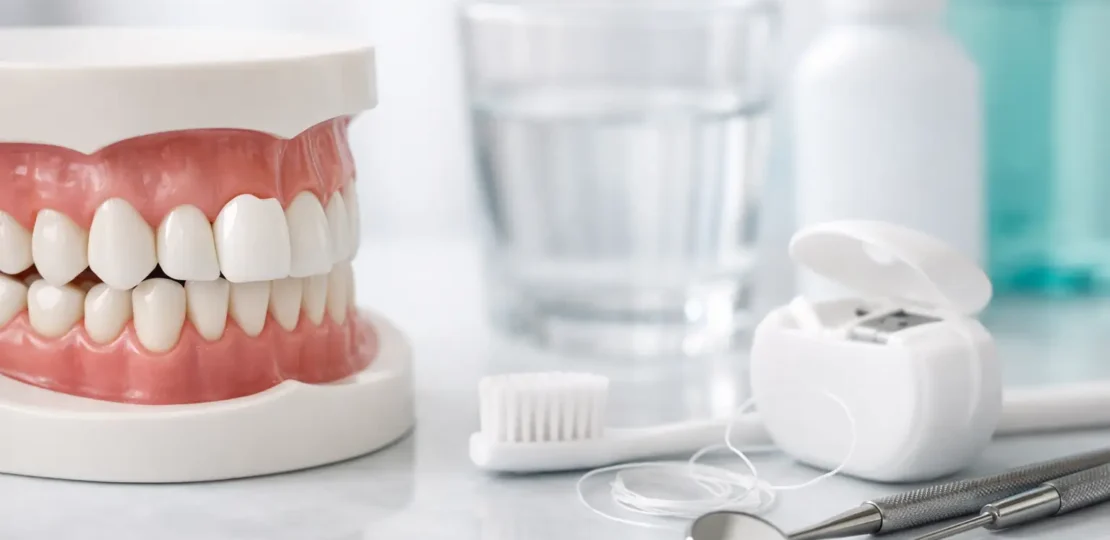 Guía de cuidado tras una corona dental