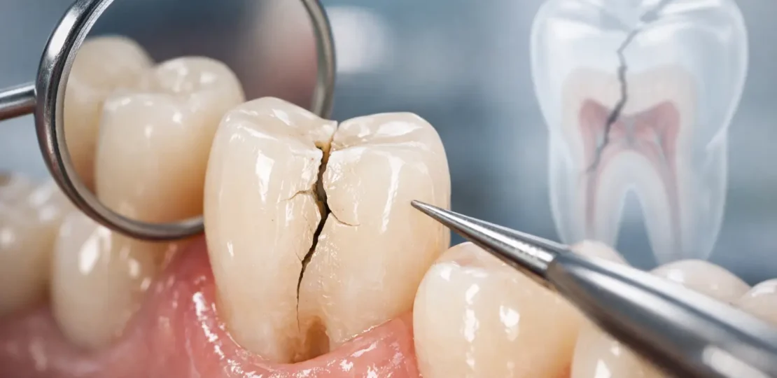 ¿Qué causa un diente fracturado sin golpe?